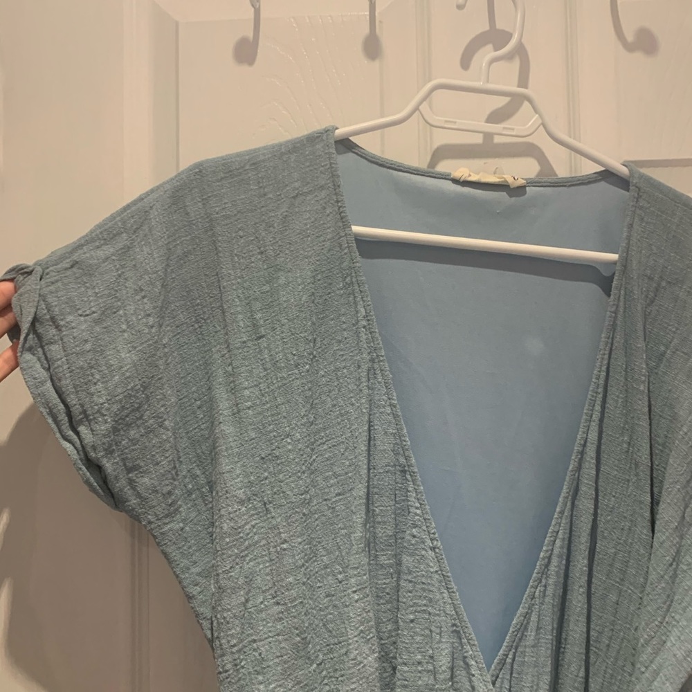 Peach Love California Blue Boho Toga Dress - Picture 5 of 5